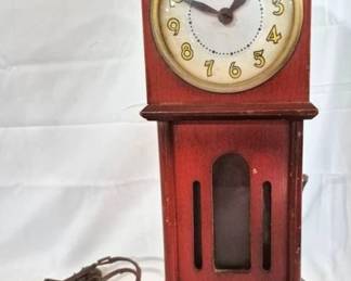 4277 - United Electric Table Grandfather Clock cord is frayed, 15" x 4.7" You are buying a used as-is electric/electronic item. We do not guarantee all components are present and if it is not expressly stated, it is untested.