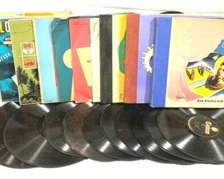 9786 - Lot of 20 Assorted LP & 78 RPM Records