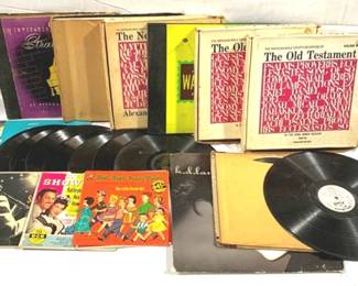 9806 - Lot of 20 Assorted LP & 78 RPM Records