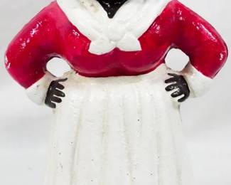 1043 - Cast Iron Aunt Jemima Bank 8"