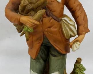 879 - Homco Walking Old Timer Figurine 10.5"