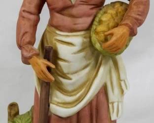 880 - Homco Old Lady Figurine 10"