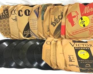 9830 - Lot of 20 Assorted 78 RPM Records