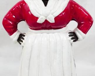 1041 - Cast Iron Aunt Jemima Bank 10.5"