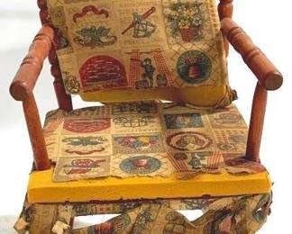 9644 - Child's Wood Rocker - 23" x 13" x 21"