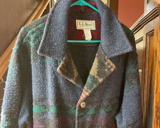 L.L.Bean Wool, Colorful, Native American, Jacket