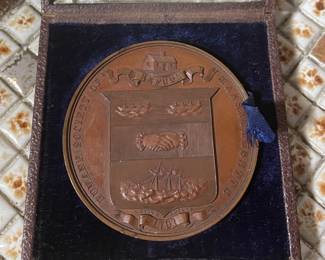 Humane Society of Massachusetts "Reward of Merit" Circa 1850? W/Original Presentation Case