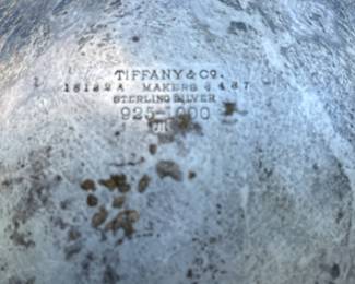 "Tiffany & Co." Sterling Silver, Antique Small Change Plate or ?--