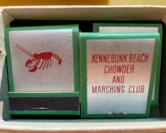 Kennebunk Beach Chowder and Marching Club, Unused,  Match Books