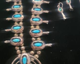 Squash Blosson with Earrings  and 
Bracelet 