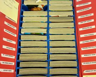 Baseball cards from the 1980s
