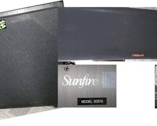 Subwoofer by Sunfire and Speaker by Klipsch (KV 2 Fin)