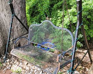 Double iron swing - free standing