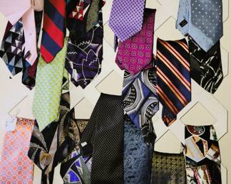 Men's designer neckties