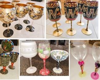 Unique bar glasses stemware