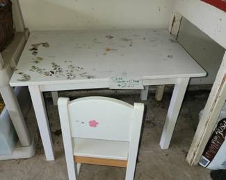 Child's Table and Chair Set