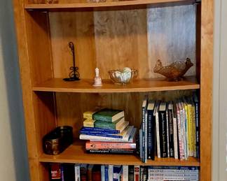 Wood Shelf - religious books and old bibles