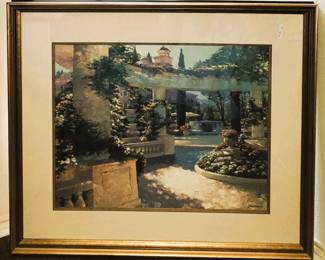 Large framed art print