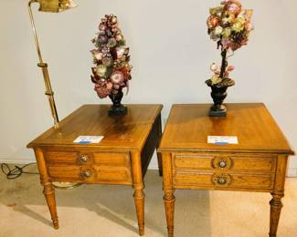 Baker Furniture retro side tables