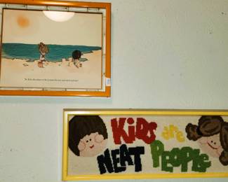 Decor and framed needlepoint