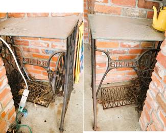 Singer treadle sewing machine tables (2)
