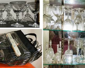 Entertaining stemware and bar glasses