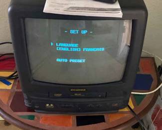 Perfect RV TV Sylvia With VHS Built In And A Few Movies