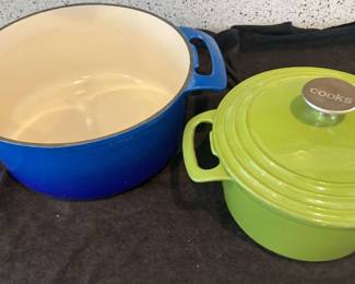 Enameled Cast Iron Large Pots