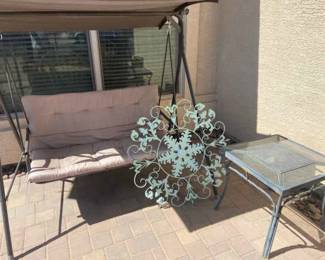 Sofa Swing Table And Decor