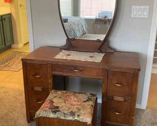Beautiful Powder Room Table
