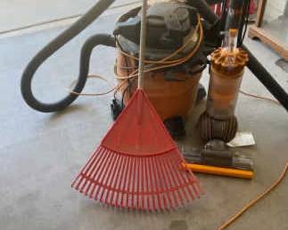 Shop Vac, Upright Vac And Rake