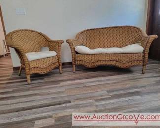 Wicker Patio Set.