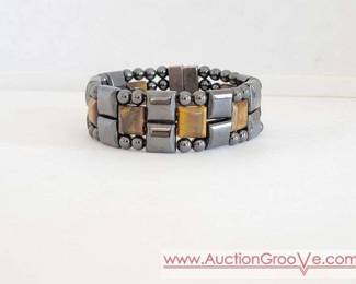 1 Tigers Eye and Magnetite. Magnetic Bracelet For Arthritis Pain