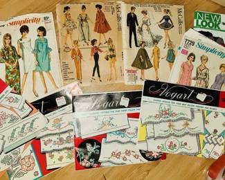 Retro sewing patterns