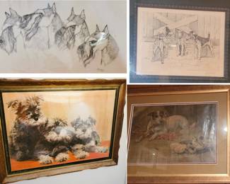 Dog portraits and art
