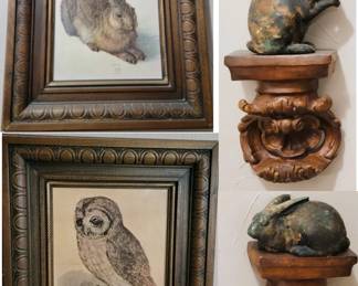 Bunnies and owls