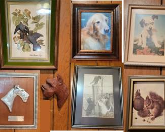 Dog theme art + more