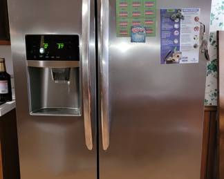 Stainless Steel Side-by-side fridge