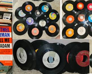 Record albums, sets (40s/50s LPs) and singles (classic rock)