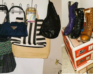 Handbags and boots
