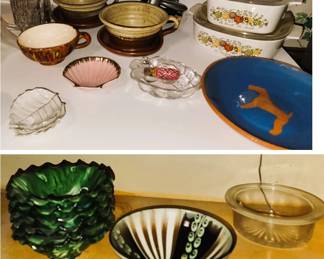 Retro kitchen and pottery