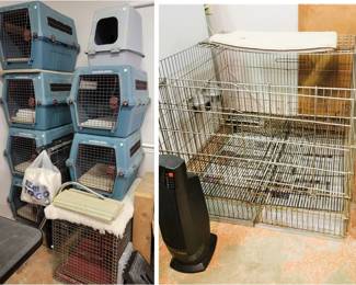 Dog Supplies: Kennels and play yard