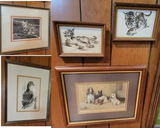 Animal Lithographs