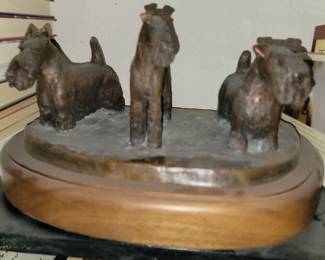 Terrier statue