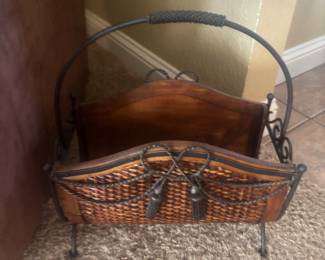 Vintage magazine rack