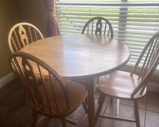 Table and 4 chairs