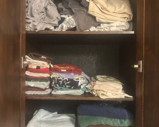Towels, bath rags and sheets