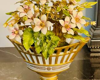 MCM Jane Hutcheson Enameled Floral Arrangement