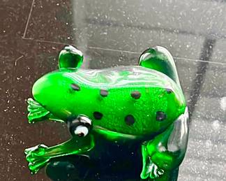 Mid Century Italian Hang blown glass figurine
