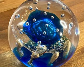 Murano Vintage Art Glass Paper Weight 